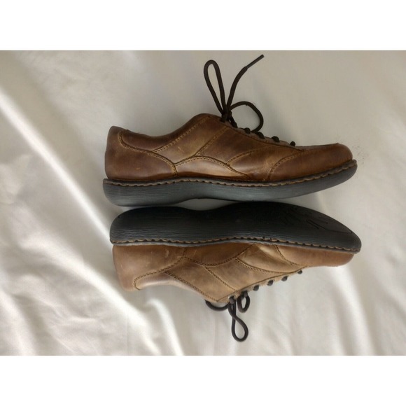 BOC Born Concept Shoes Womens 9 Demore Oxford Brown Leather Lace Up C96123 Y2K - Picture 4 of 11